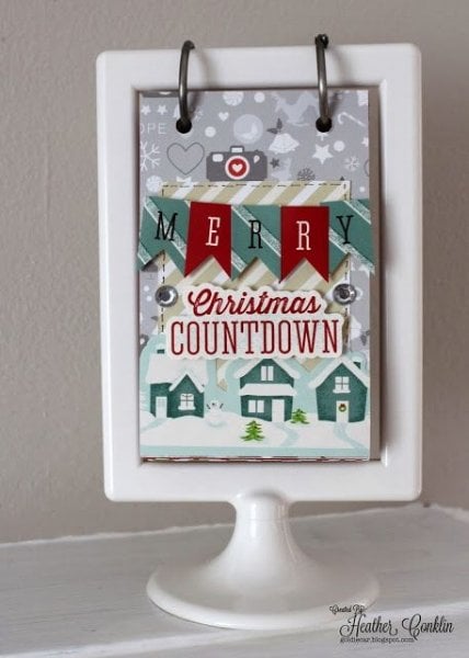  How about a Christmas countdown calendar? From goldiecardsigns . 