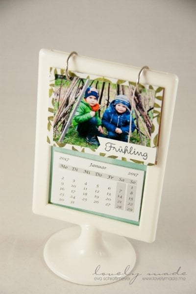 photo calendar made from Tolsby Frame