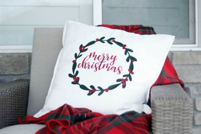 Sugarcoated Housewife wreath pillow