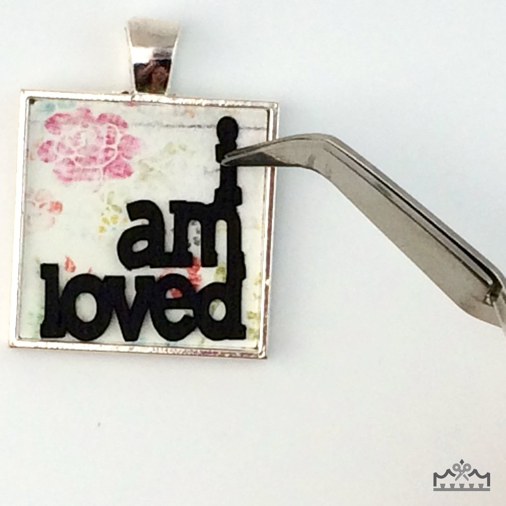 Making Jewelry with Cricut - Loved Charms