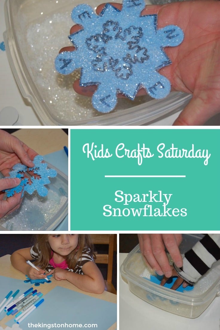 Sparkly Snowflakes – Kids’ Crafts Saturday - The Kingston Home