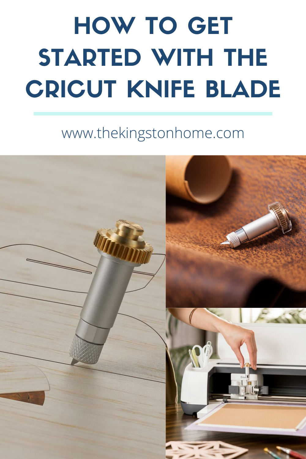 How to Get Started with the Cricut Knife Blade - The Kingston Home: The Cricut Knife Blade is here! Created for the Cricut Maker machine, this powerful tool is going to bring your crafting to a whole new level. In just a few quick steps you'll be ready to cut materials you never could have imagined! via @craftykingstons