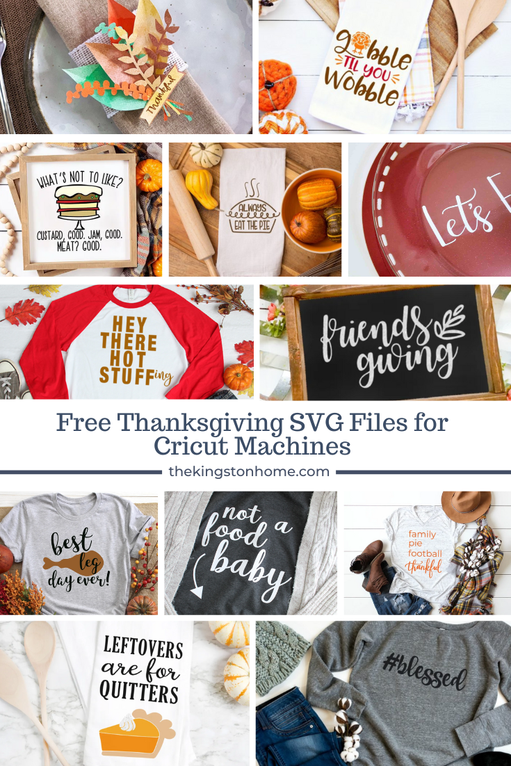 Free Thanksgiving SVG Files for Cricut Machines - The Kingston Home
