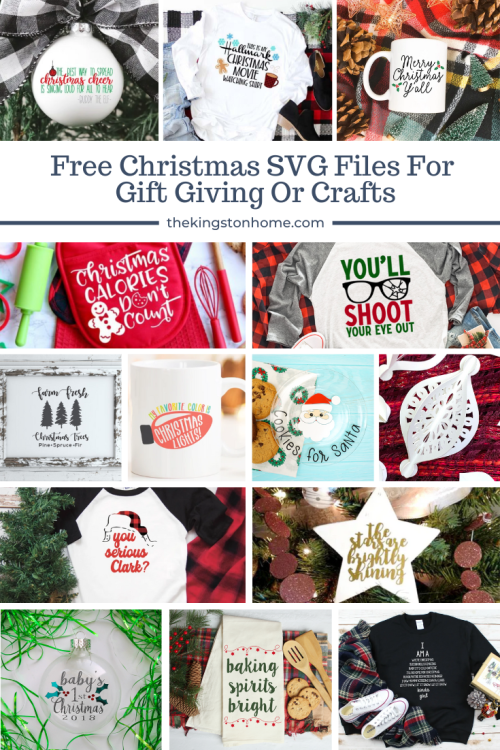 Free Christmas SVG Files For Gift Giving Or Crafts - The Kingston Home