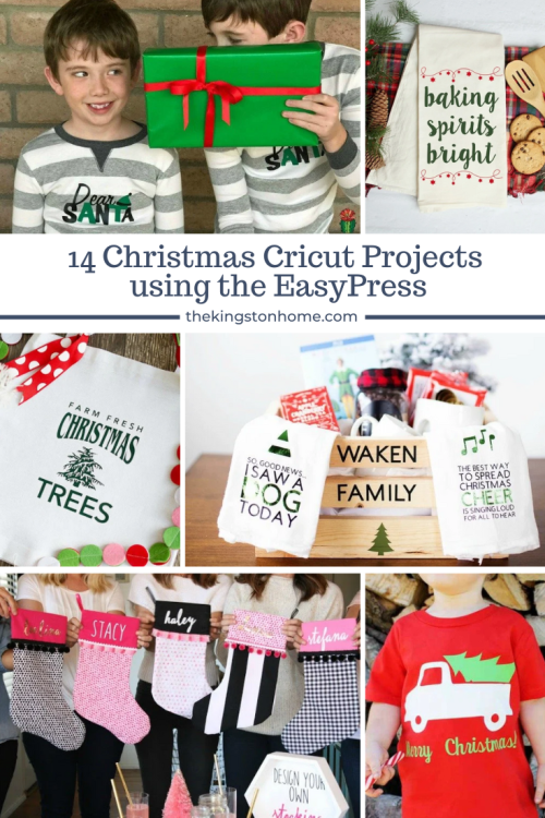 14 Christmas Cricut Projects using the EasyPress - The Kingston Home