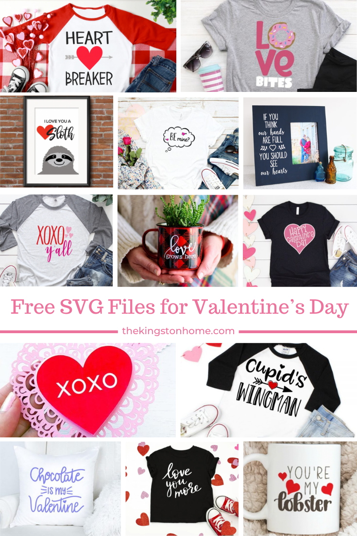 Free SVG Files for Valentine's Day - The Kingston Home