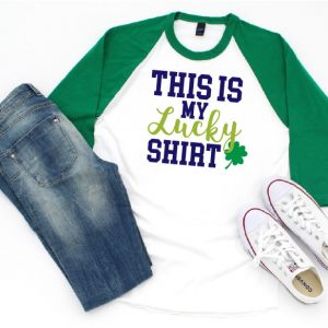 free st. patricks day svg This is My Lucky Shirt from That’s What Che Said