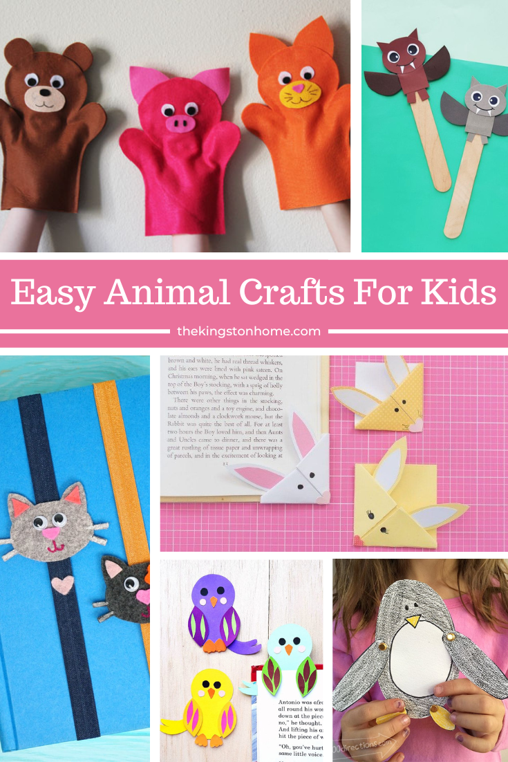 Easy Animal Crafts For Kids - The Kingston Home