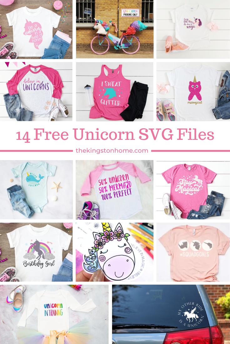14 Free Unicorn SVG Files - The Kingston Home