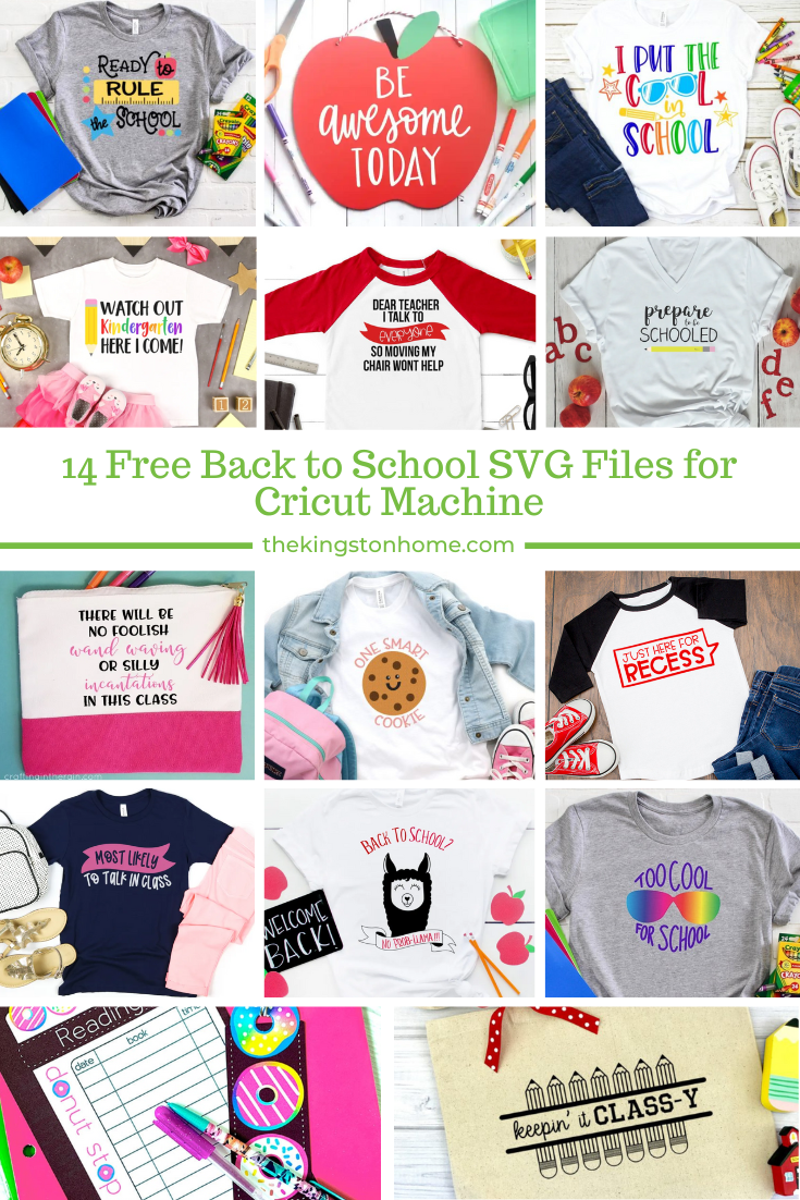 14 Free Back to School SVG Files for Cricut Machine