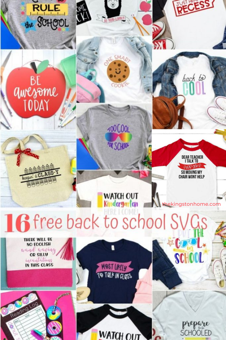 Download 16 Free Svg Files Back To School The Kingston Home