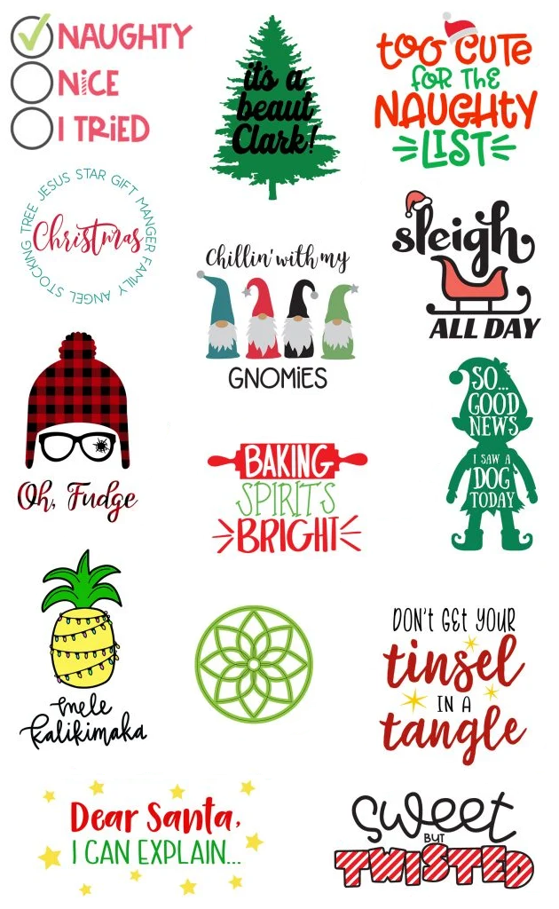 14 Free Christmas SVGs