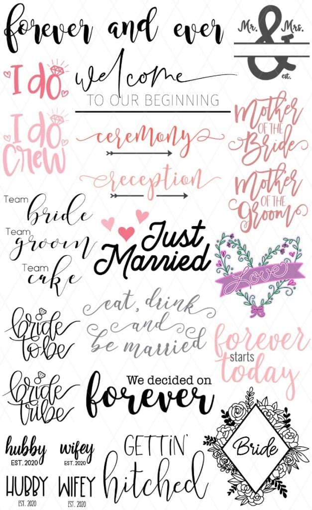 16 Free Wedding Svg Files The Kingston Home