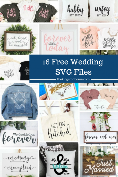 16 Free Wedding SVG Files
