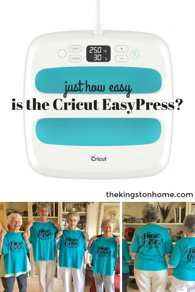 Just How Easy Is The Cricut EasyPress from The Kingston Home
