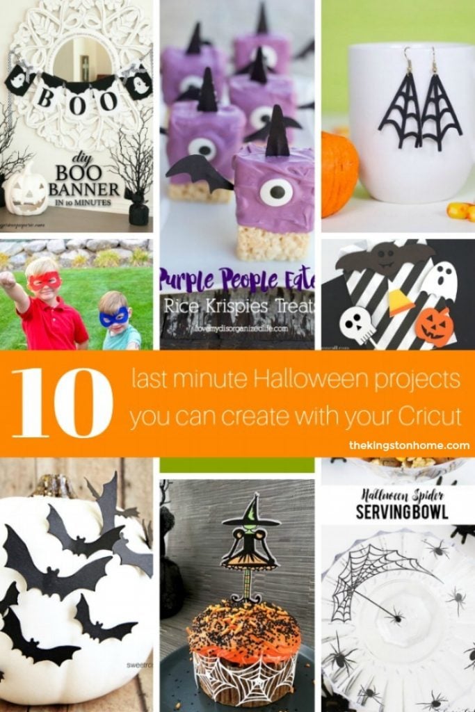 10 Last Minute Halloween Projects with Cricut - The Kingston Home