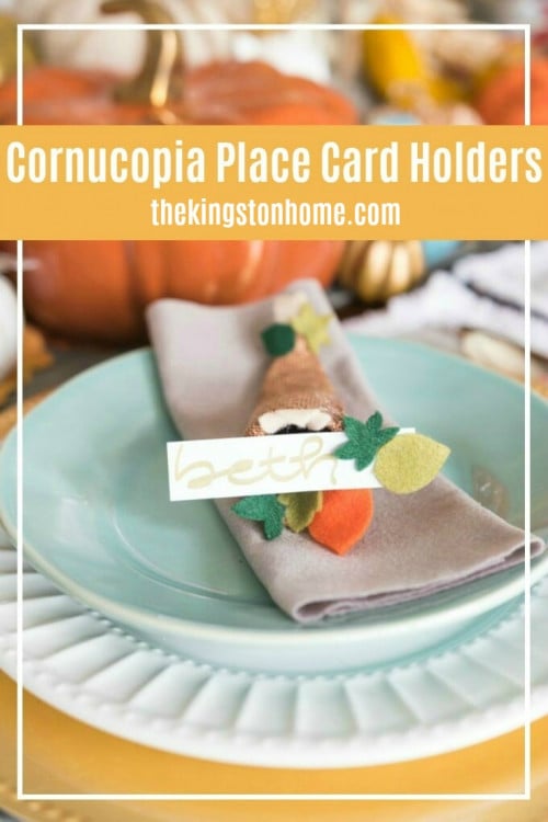 Cornucopia Place Card Holders - The Kingston Home