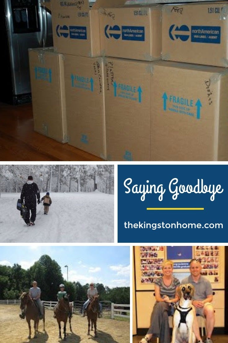 Saying Goodbye - The Kingston Home: Saying Goodbye, and the movers are here. via @craftykingstons