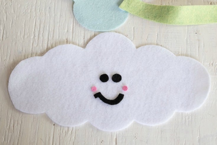 cloud with face