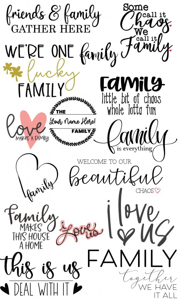 Download Free Family Svg Files For Your Cricut Or Silhouette The Kingston Home SVG, PNG, EPS, DXF File