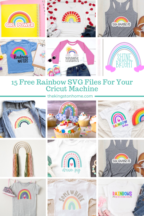 15 Free Rainbow SVG Files For Your Cricut Machine