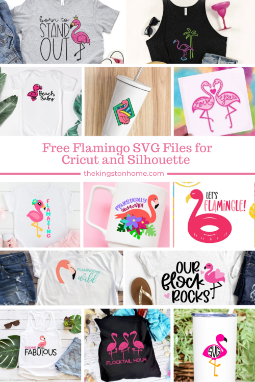 Free Flamingo SVG Files for Cricut and Silhouette - TKH