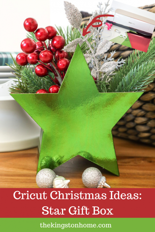 Cricut Christmas Ideas: Star Gift Box