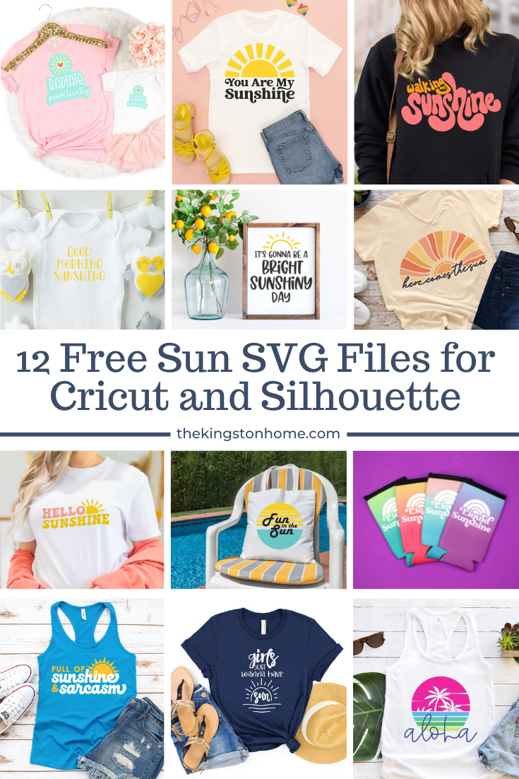 12 Free Sun SVG Files for Cricut and Silhouette - The Kingston Home