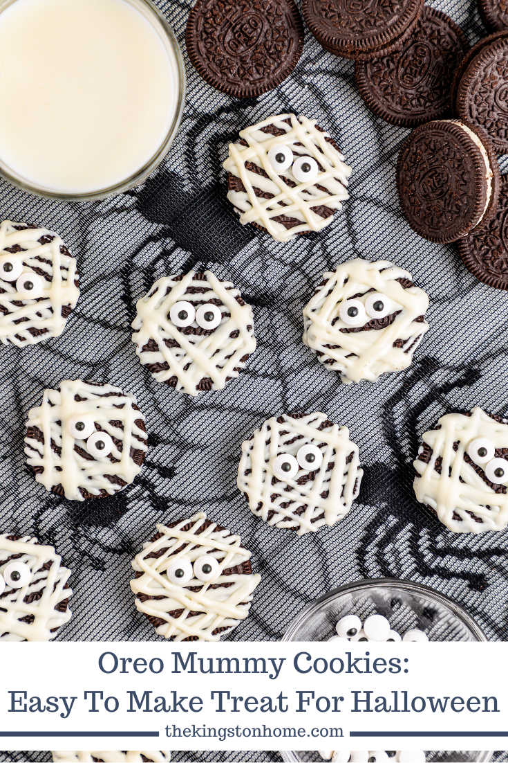 Oreo Mummy Cookies Easy To Make Treat For Halloween - The Kingston Home