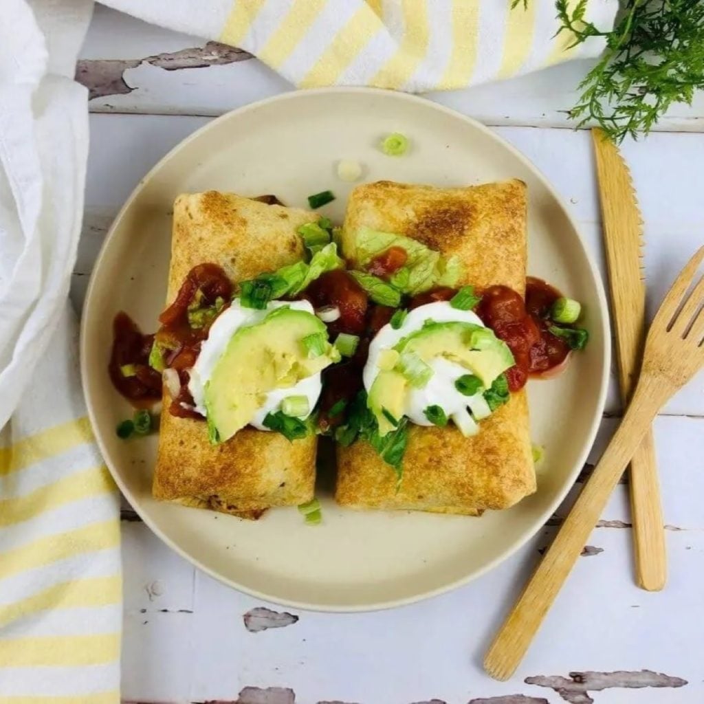 Air Fryer Chimichangas Gluten Free by Gluten Free Supper