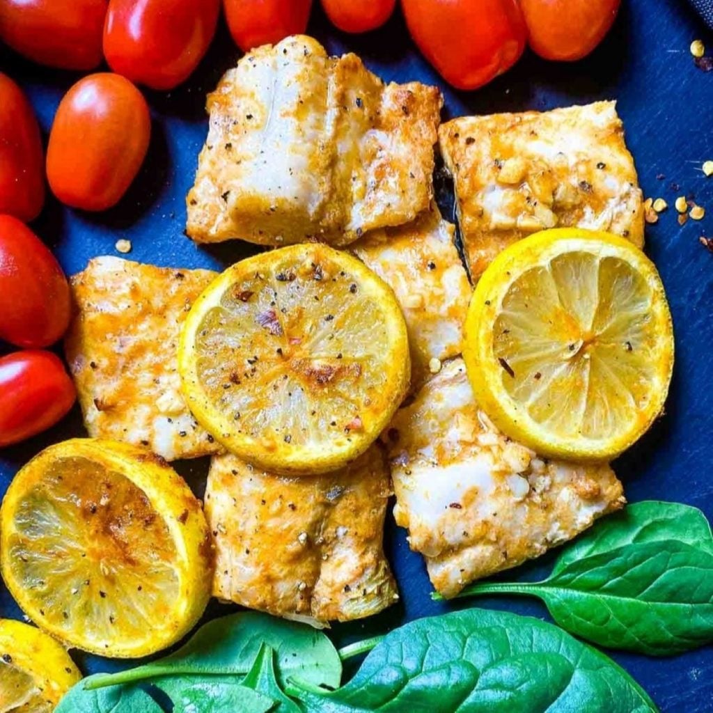 Air Fryer Cod Fish No Breading by Caramel And Spice