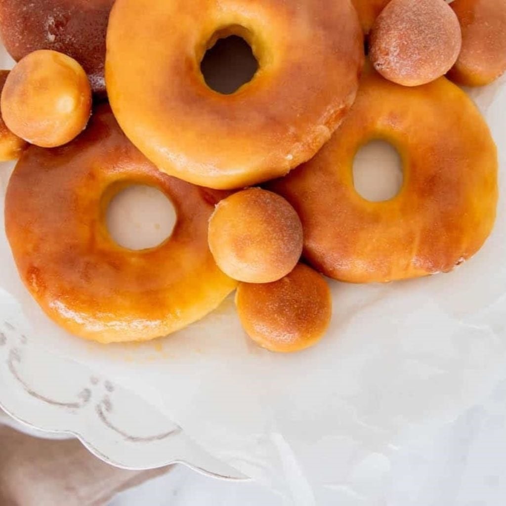 Air Fryer Glazed Donuts Gluten Free by Cupcakes & Kale Chips