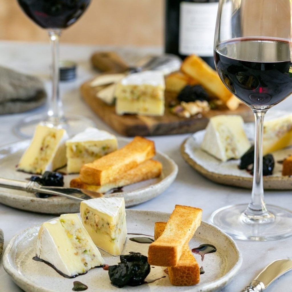 Stuffed Brie Cheese With Nuts And Prunes by Between 2 Kitchens