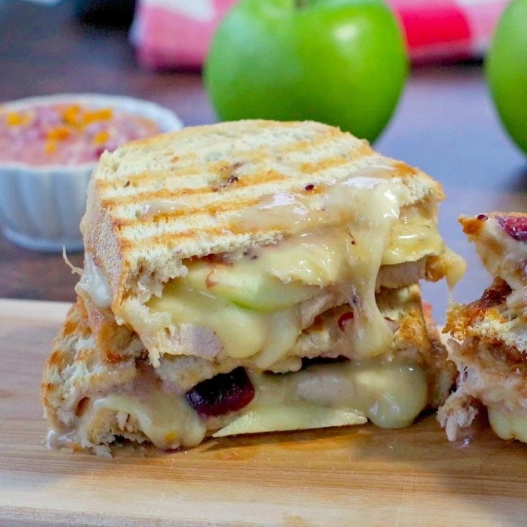 Turkey Cranberry And Brie Panini by Food Meanderings