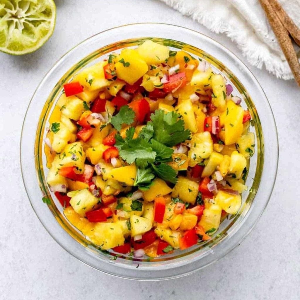Mango Pineapple Salsa by Haute & Heathly Living
