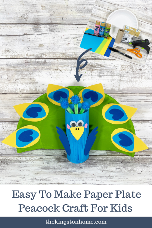 Easy To Make Paper Plate Peacock Craft For Kids